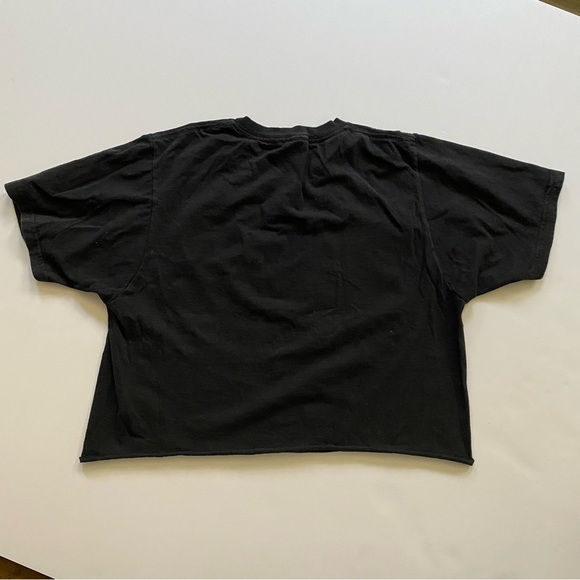 Marvel Heroes Vintage Cropped Black Tee size S - Picture 5 of 5